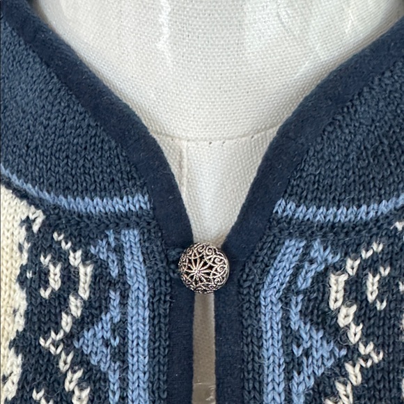 Dale of Norway Vintage Cardigan Sweater - 100 % Wool - Picture 9 of 13